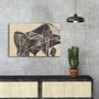 Wallity Lienzo Decorativo de Pablo Picasso FAMOUSART-055 (45 x 70 cm)
